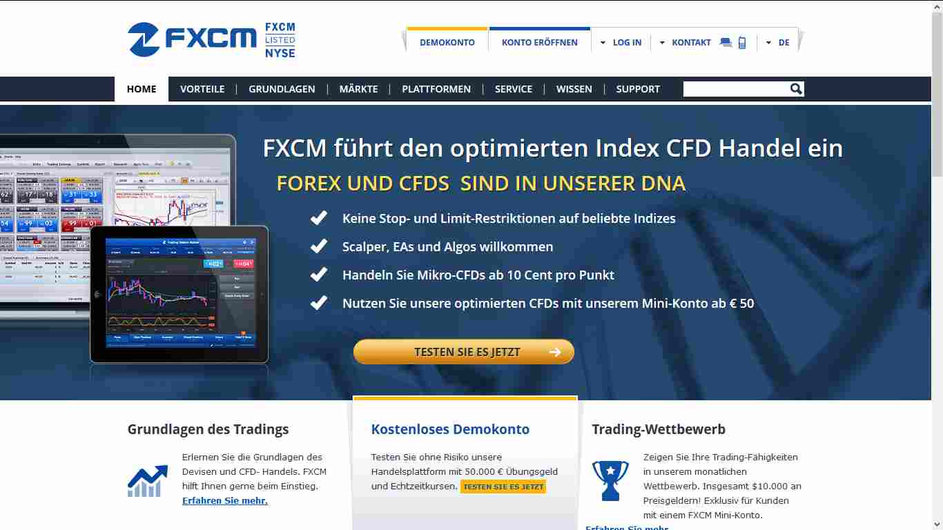 Fxcm Erfahrungen Cfd Forex Broker Testbericht - 