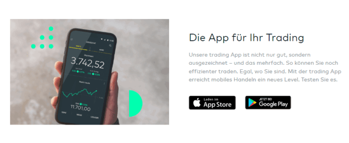 Die comdirect app bietet viele Features